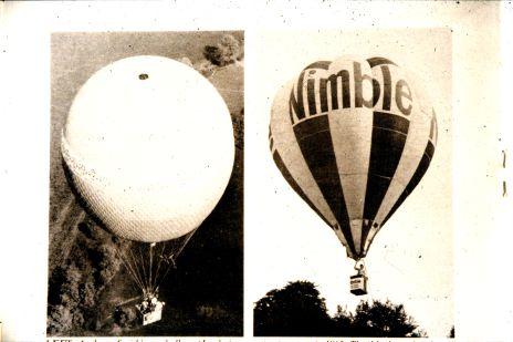 first hot air balloons